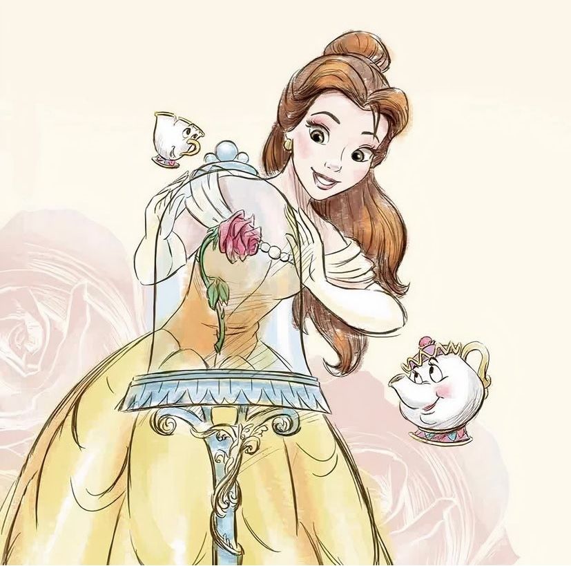Belle with Enchanted Objects