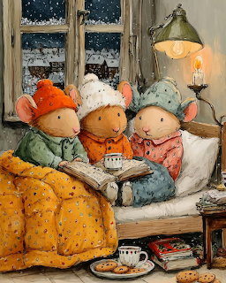Three Mice Tea Time