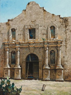 The Alamo Mission Painting