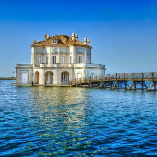 Waterfront Villa with Wooden Bridge