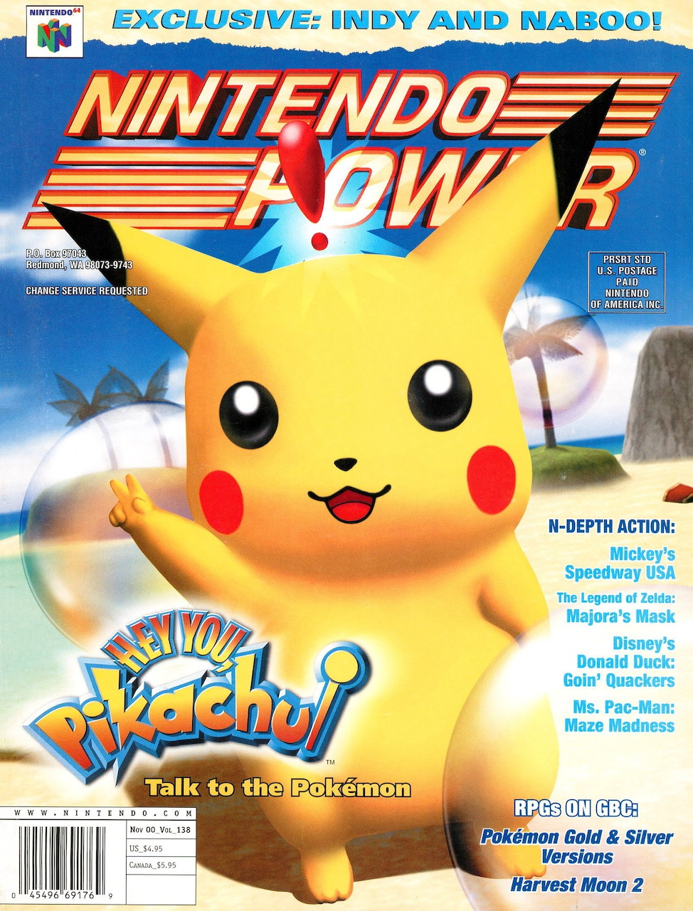 Hey You Pikachu Nintendo Power