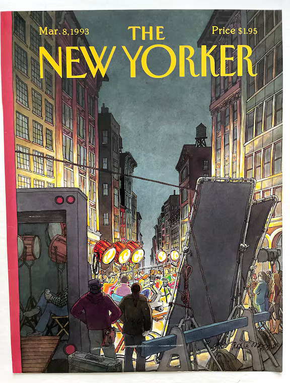 New Yorker Magazine Cover 1993