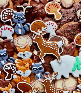 Forest Animal Christmas Cookies