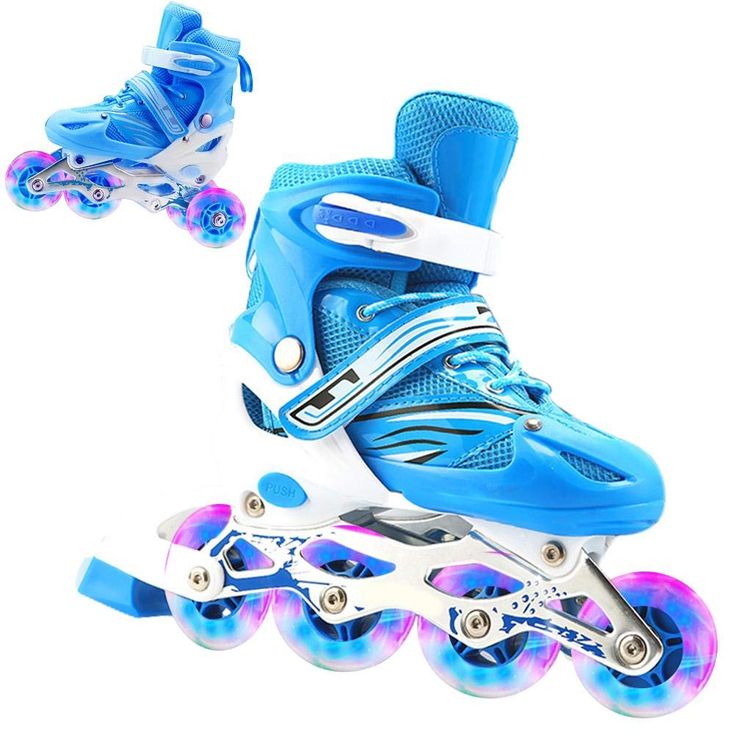 Blue Inline Skates