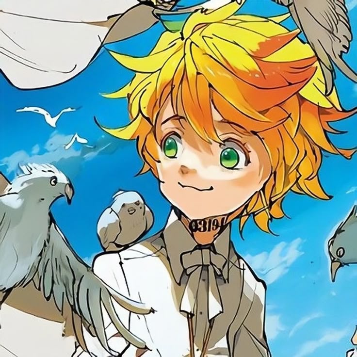 Emma with Birds