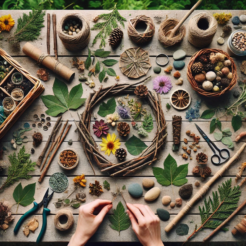 Nature Craft Flatlay