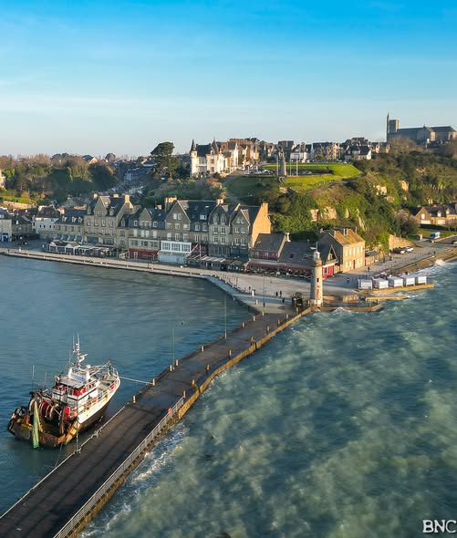 French Coastal Harbor Town