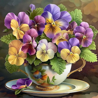 Floral Teacup