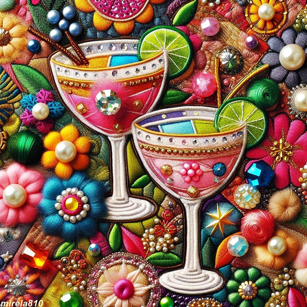 Colorful Cocktail Glasses