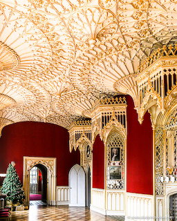 Ornate Gothic Interior Ceiling