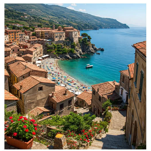 Coastal Italian Village