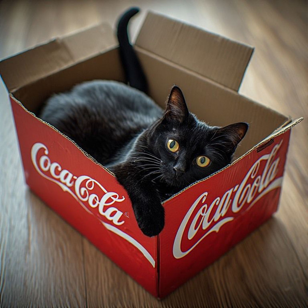 Black Cat in Box