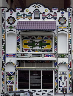 Decorated Building Facade