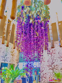 Hanging Purple Wisteria Decoration