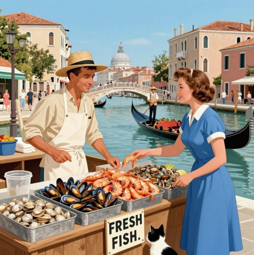 Fresh Fish Sale Venice