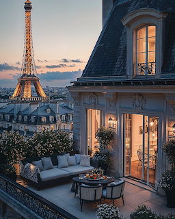 Paris Apartment with Eiffel Tower