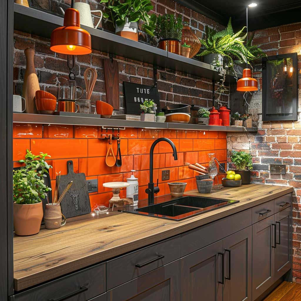 Industrial Kitchen Interior