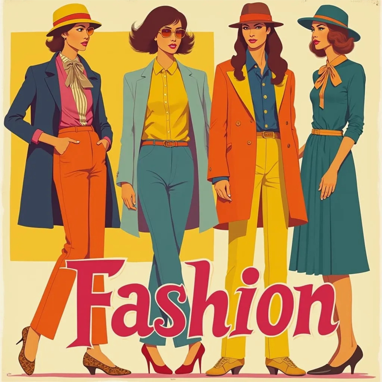 Retro Fashion Illustration