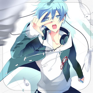 Blue-Haired Anime Singer
