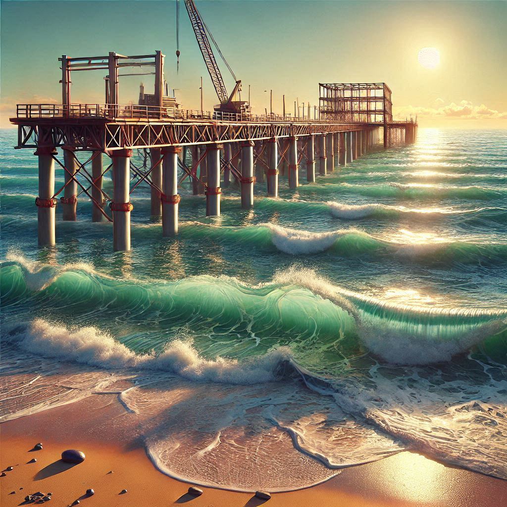 Ocean Pier at Sunset