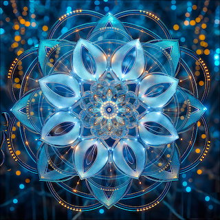 Blue Lotus Mandala