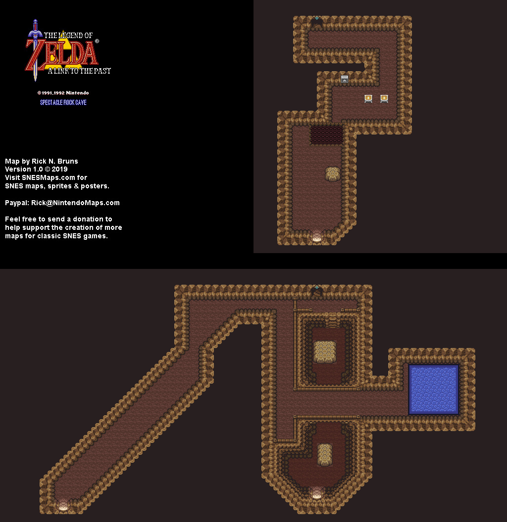 Zelda Link to the Past Map