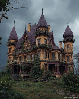 Victorian Mansion Purple Towers