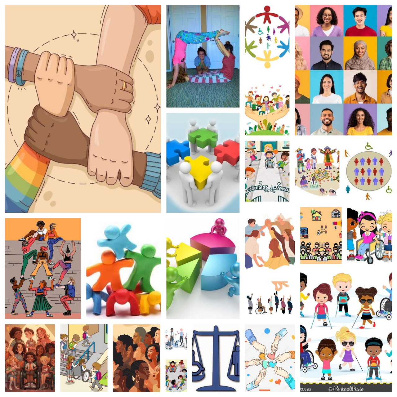 Diversity Unity Collage