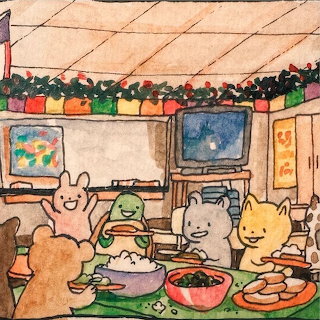 Garfield Christmas Dinner