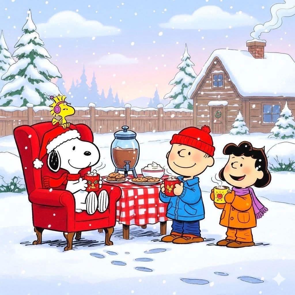 Snoopy Winter Tea Party