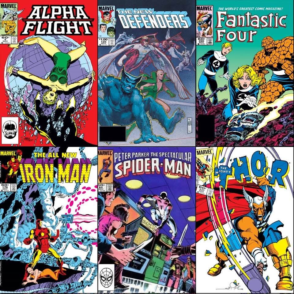 Alpha Flight Defenders Fantastic Four Comics