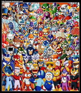 Classic Video Game Characters Collage