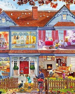 Victorian Dollhouse Cutaway