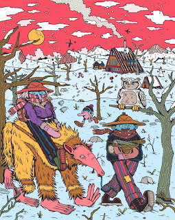 Cold Winter Illustration