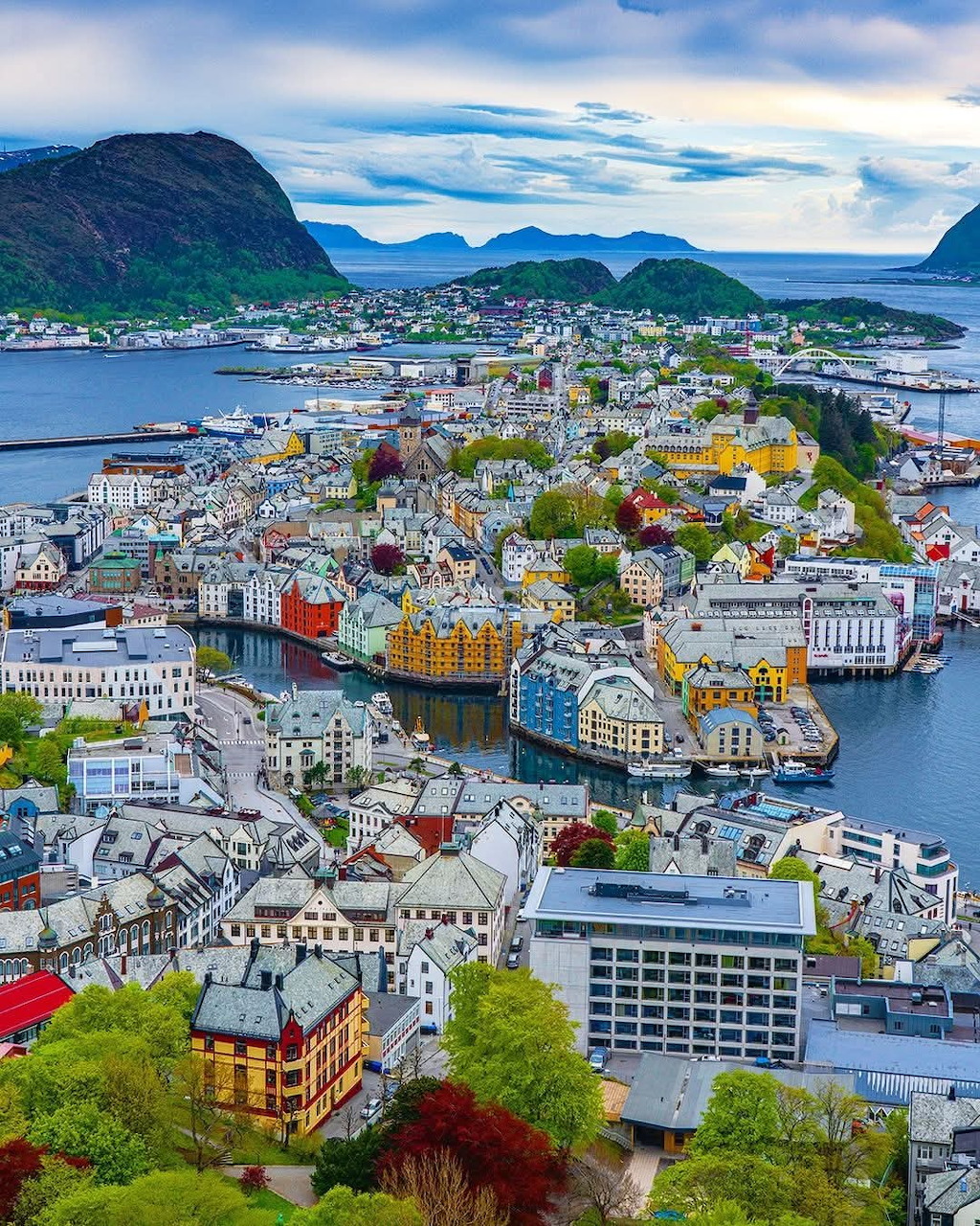 Ålesund Norway Cityscape