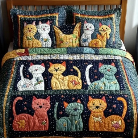 Cat Quilt Design