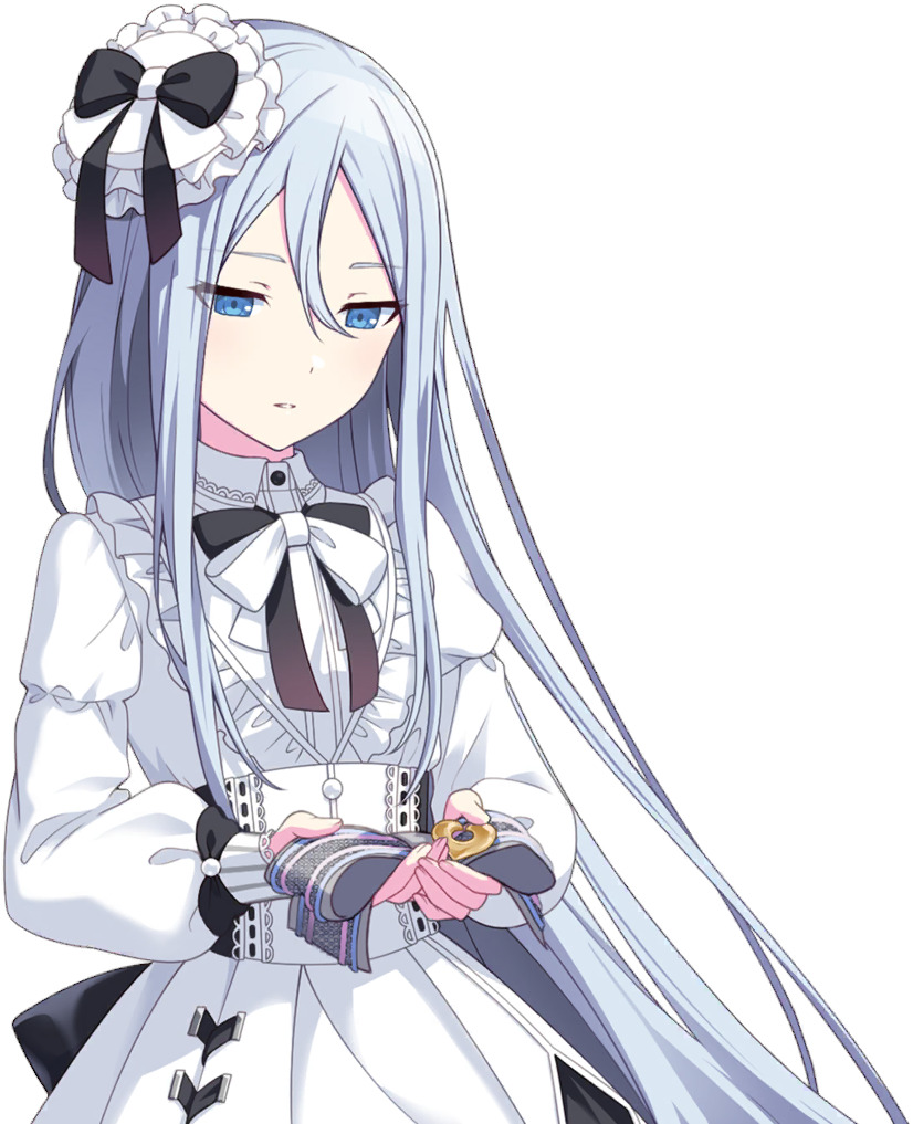 Anime illustration of Kanade Yoisaki with long light hair