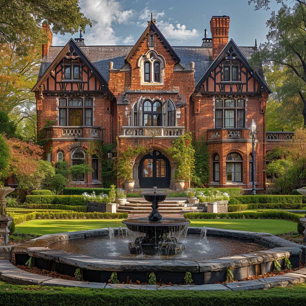 Victorian Brick Manor House