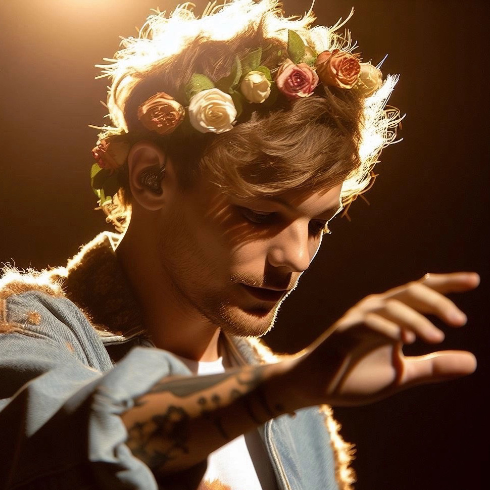 Man with Flower Crown