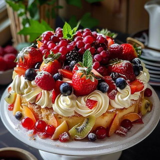 Berry Pavlova Cake