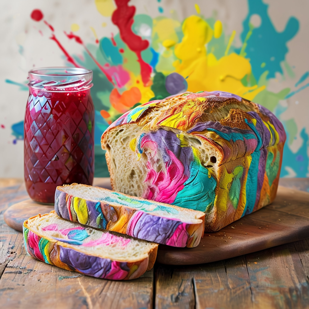 Rainbow Swirl Bread