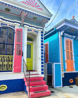 Colorful New Orleans Houses