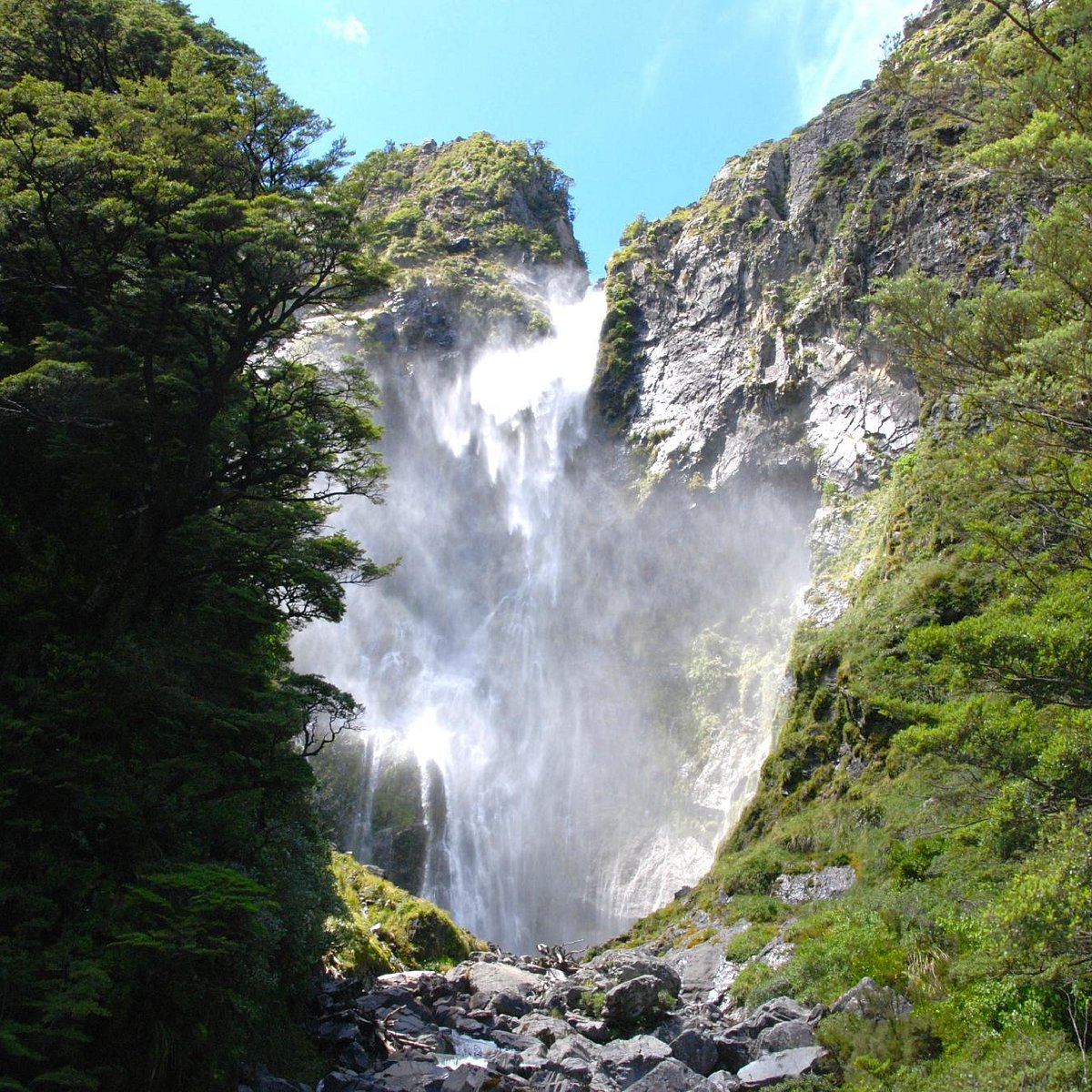 Arthur's Pass Waterfall