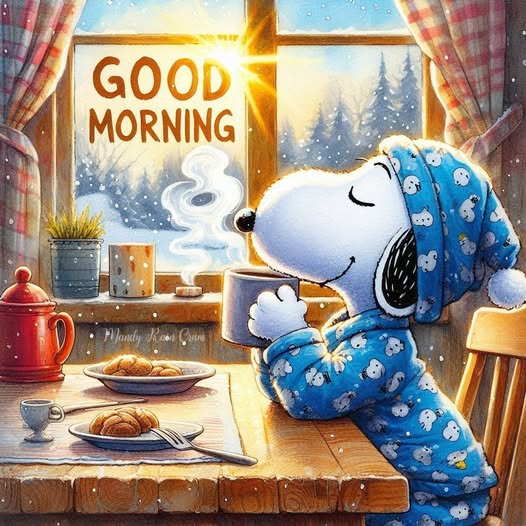 Snoopy Good Morning