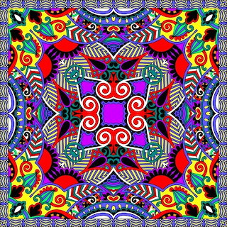Vibrant Symmetrical Mandala