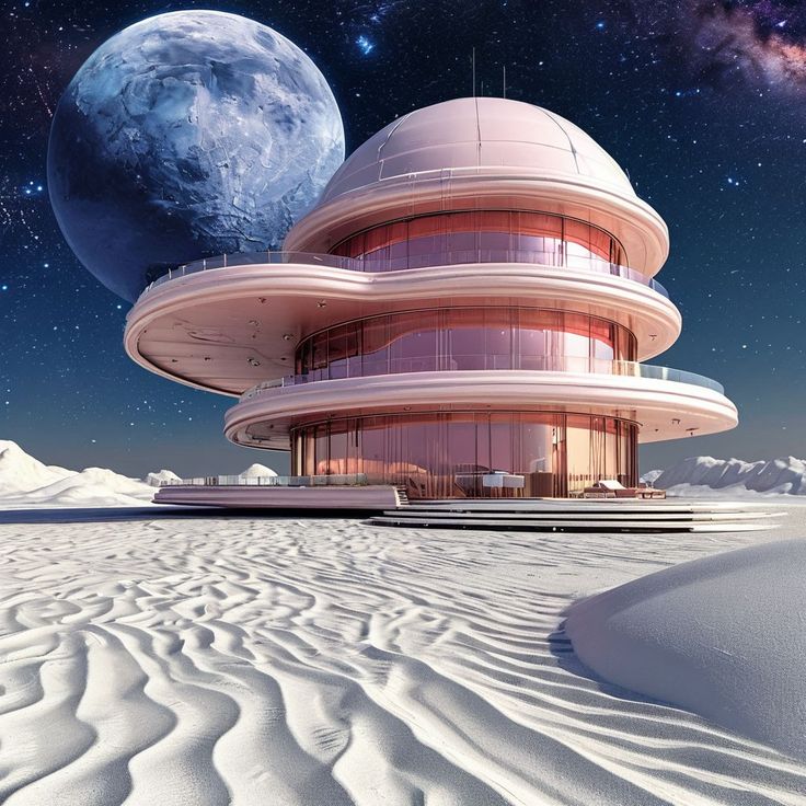 Pink Sci-Fi Dome House