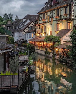 Colmar France Canal Evening