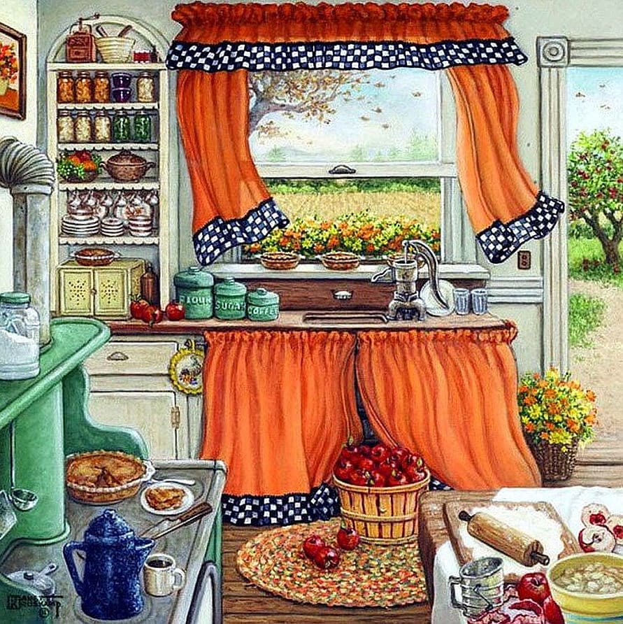 Vintage Country Kitchen