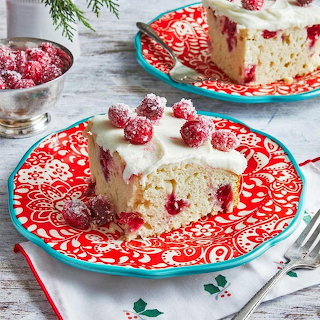 Cranberry Cake Slice