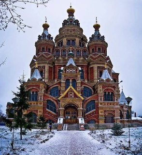 Russian Orthodox Cathedral Winter